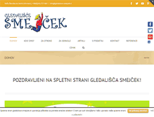 Tablet Screenshot of gledalisce-smejcek.si